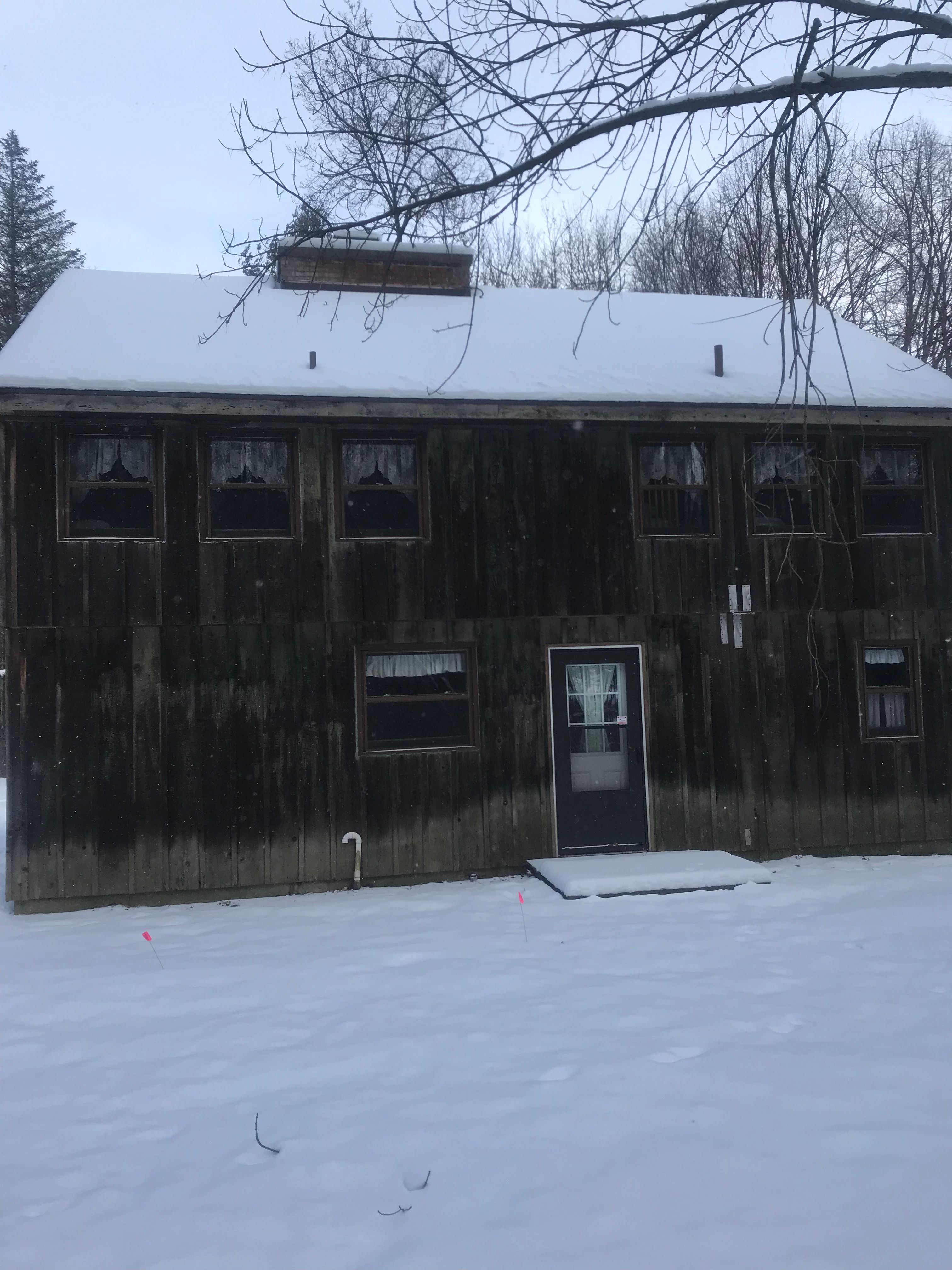 Before: Old deteriorated building