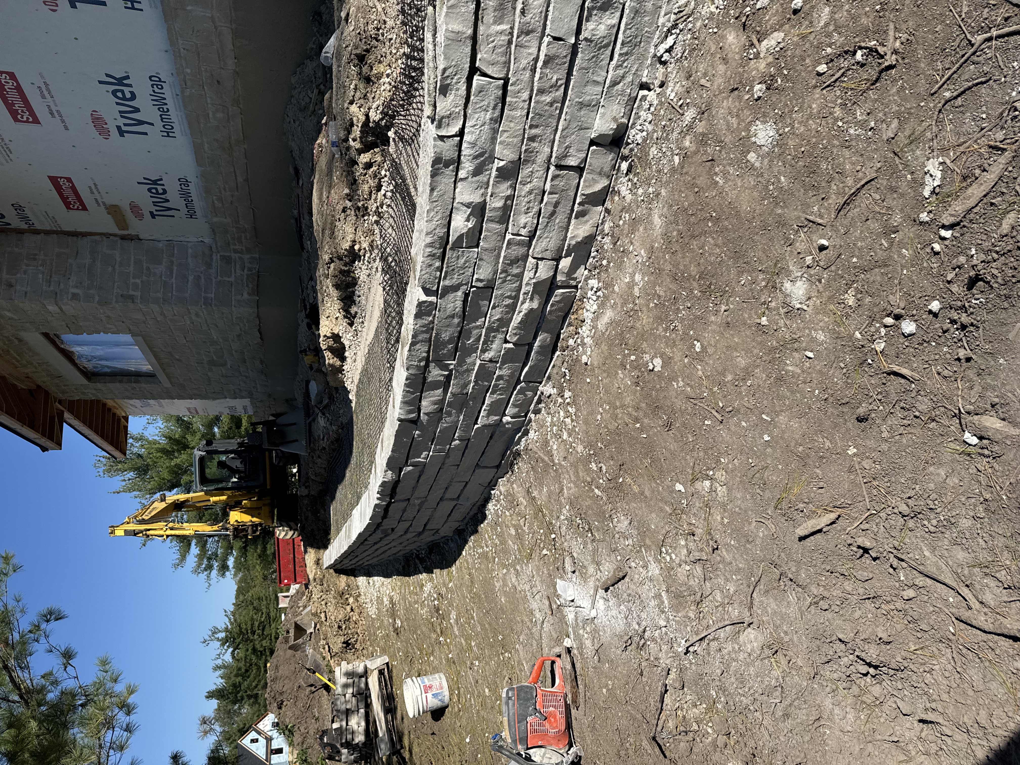 Multi-level paver patio design