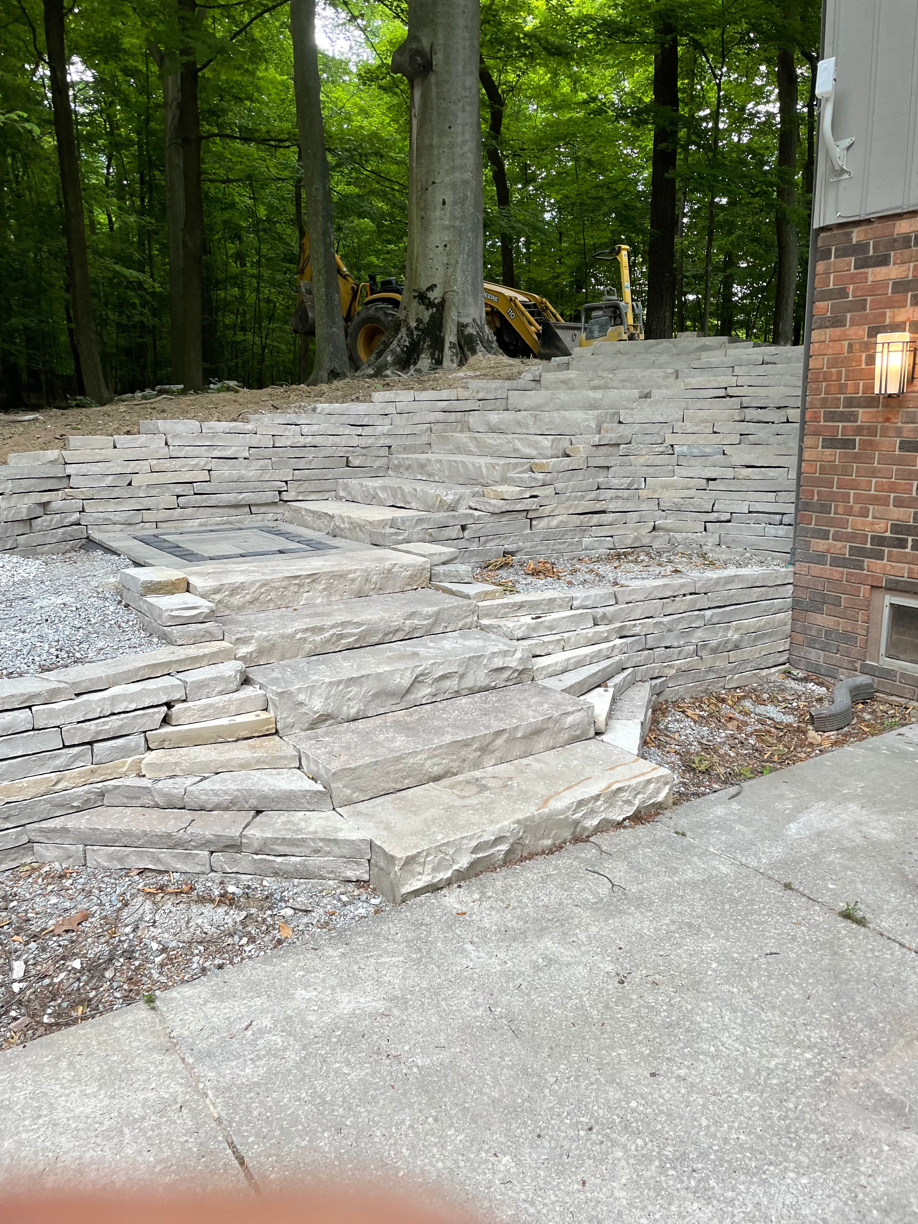 Patio with outdoor dining area